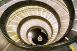 Spiral staircase at the exit from the Vatican Museum