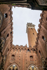 City government offices and the Tower of Mangia in Siena, Italy