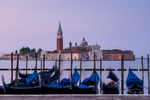 View of the Church of San Giorgio Maggiore across the Grand Canal in Venice, Italy
