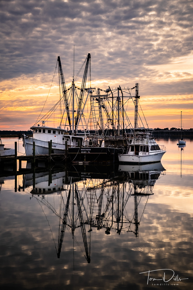 Sunset at Port Royal, South Carolina