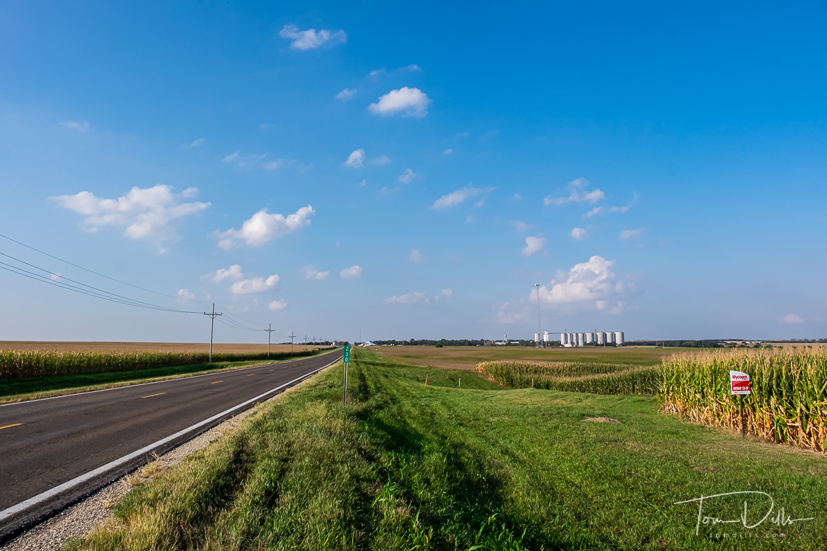 Roadside scenery US-281 near Lebanon, Kansas