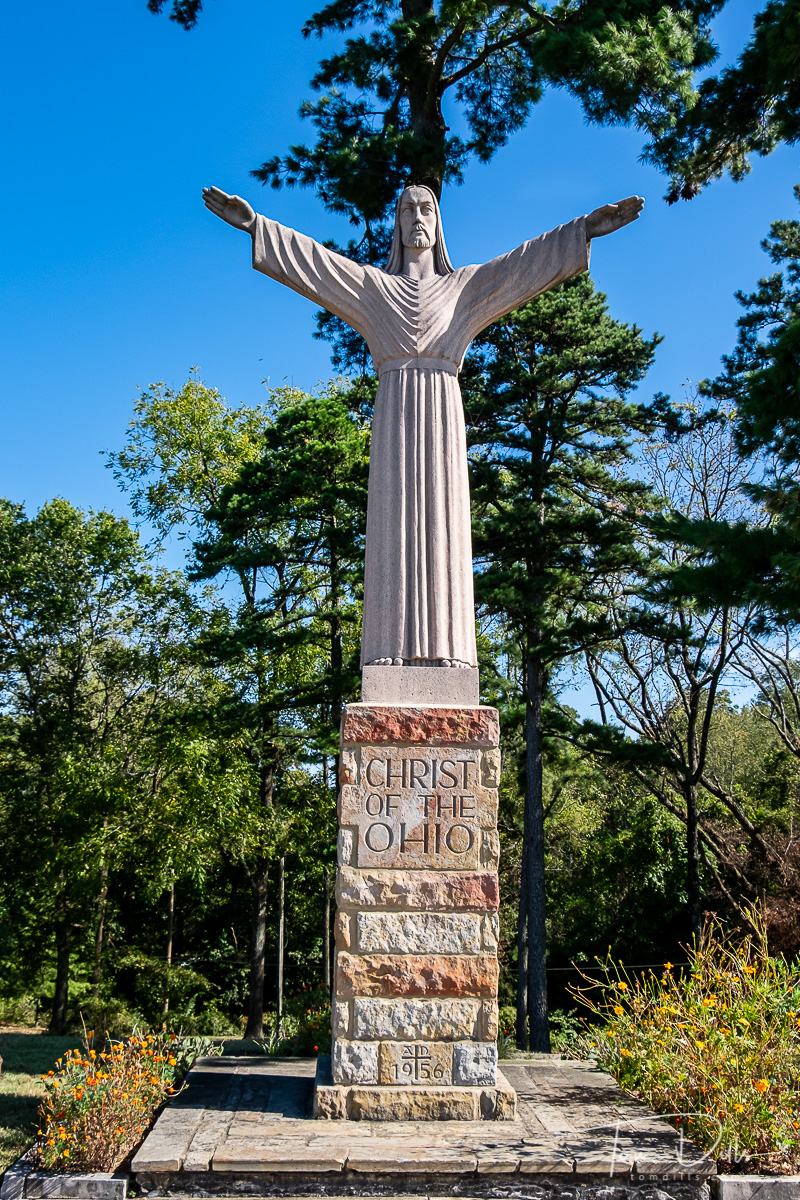 Christ of the Ohio statue near Tell City, Indiana