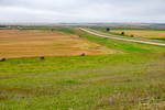 Roadside scene at I-94 and {quote}The Enchanted Highway{quote} near Gladstone, North Dakota