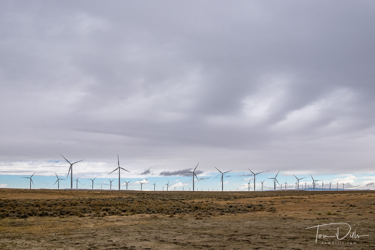 Seven Mile Wind Farm near Medicine Bow, Wyoming