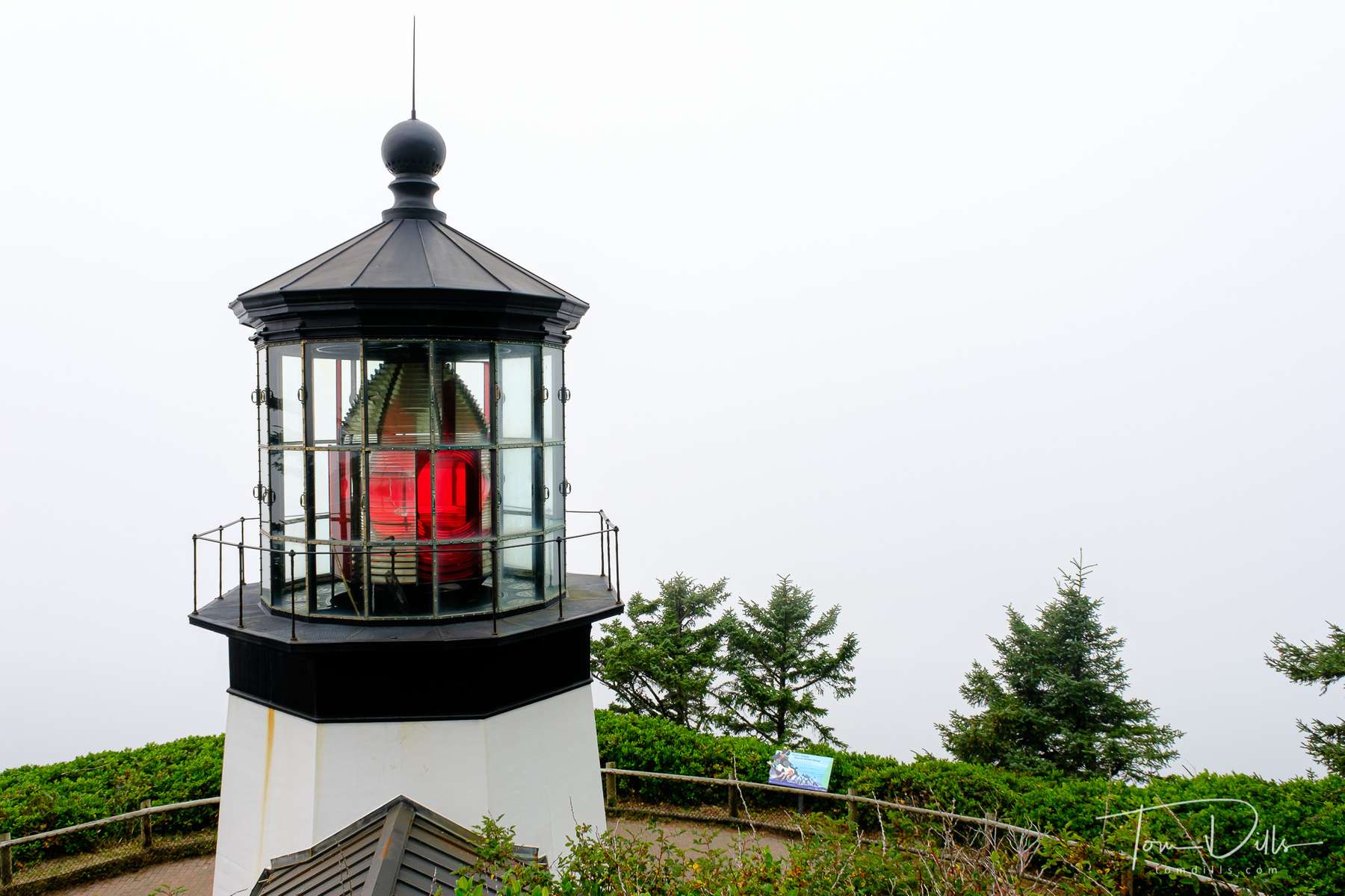 Cape Mears Lighthouse on Cape Mears, Oregon
