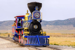 Demonstration runs of locomotives Jupiter and Number 119 at Golden Spike National Historical Park near Corinne, Utah