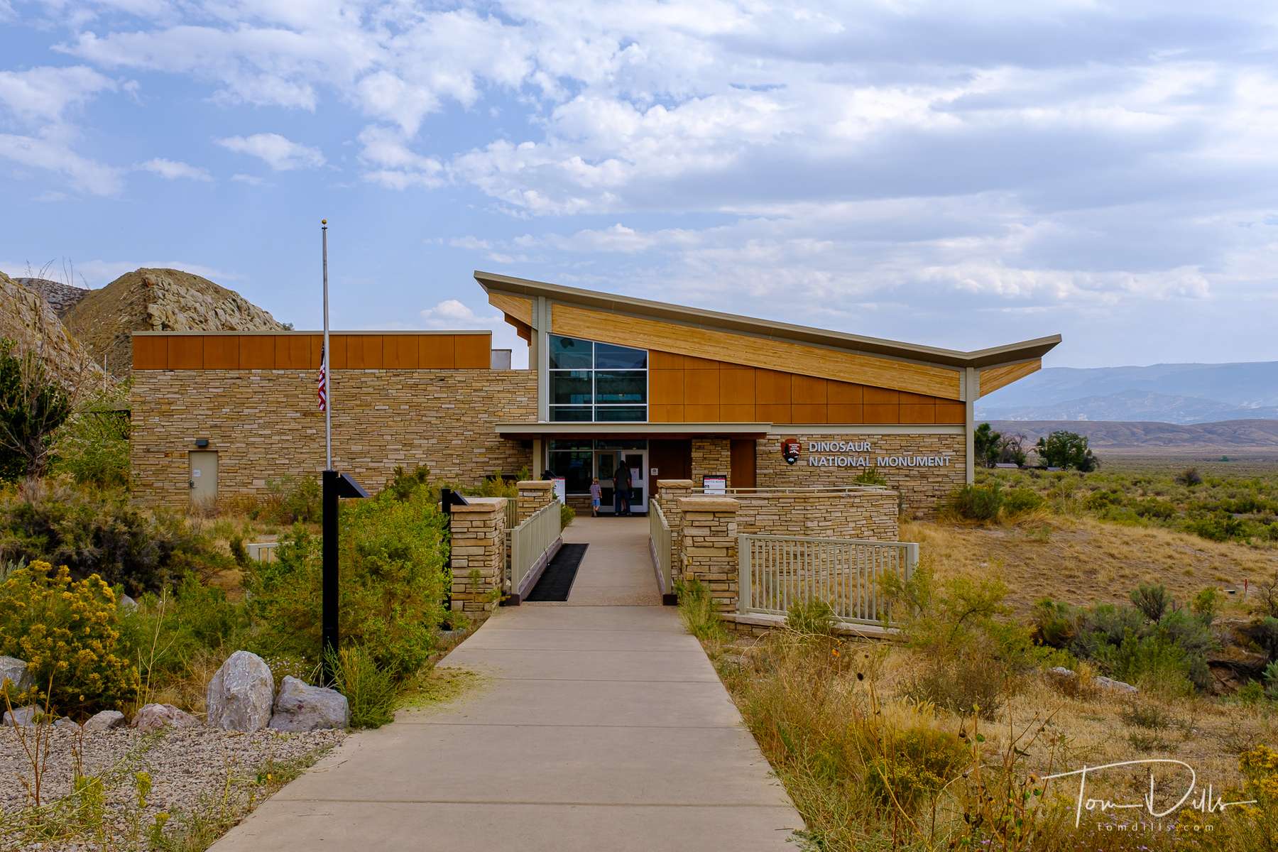 Quarry Visitor Center at Dinosaur National Monument near Jensen, Utah
