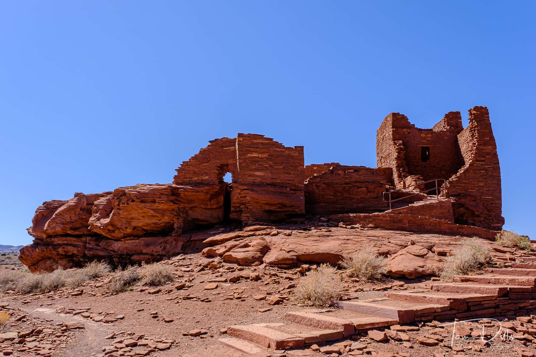 Wukoki Pueblo at Wupatki National Monument in Arizona