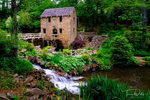 A historic re-creation of an 1880's water-powered grist mill. It is in the opening scenes of the classic movie {quote}Gone With The Wind.{quote} It features sculptures by Senor Dionicio Rodriguez and is listed on the National Register of Historic Places
