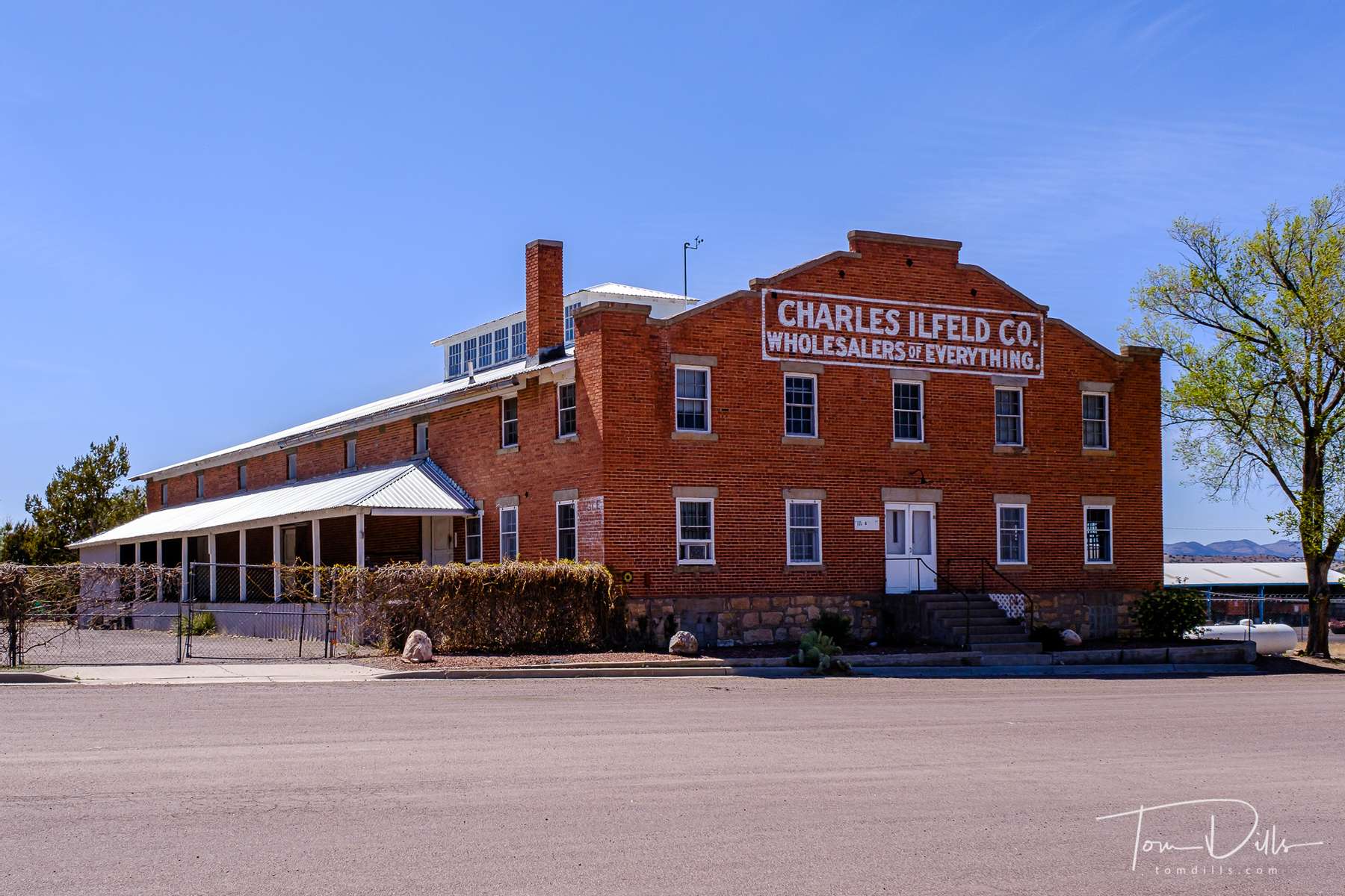 Charles Ilfeld Co. {quote}Wholesalers of Everything{quote} building in Magdalena, New Mexico