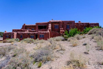 The Painted Desert Inn, now used as a visitor center for the Painted Desert, part of Petrified Forest National Park in Arizona