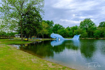 The Blue Whale of Catoosa, a Route 66 roadside attraction in Catoosa, Oklahoma