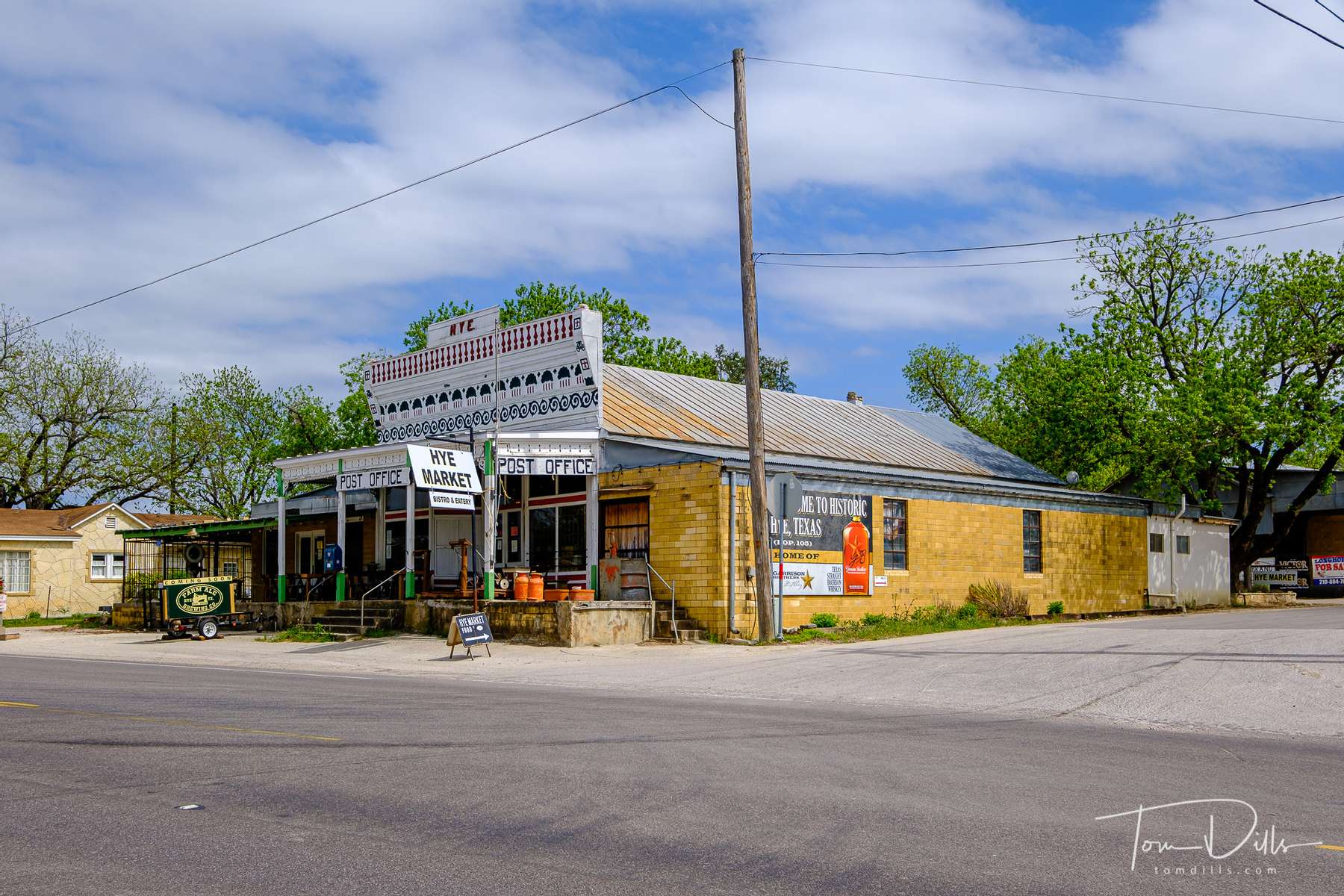 Post Office and General Store in Hye, Texas