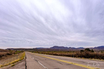 Scenery and interesting clouds along SR-118 near Alpine, Texas