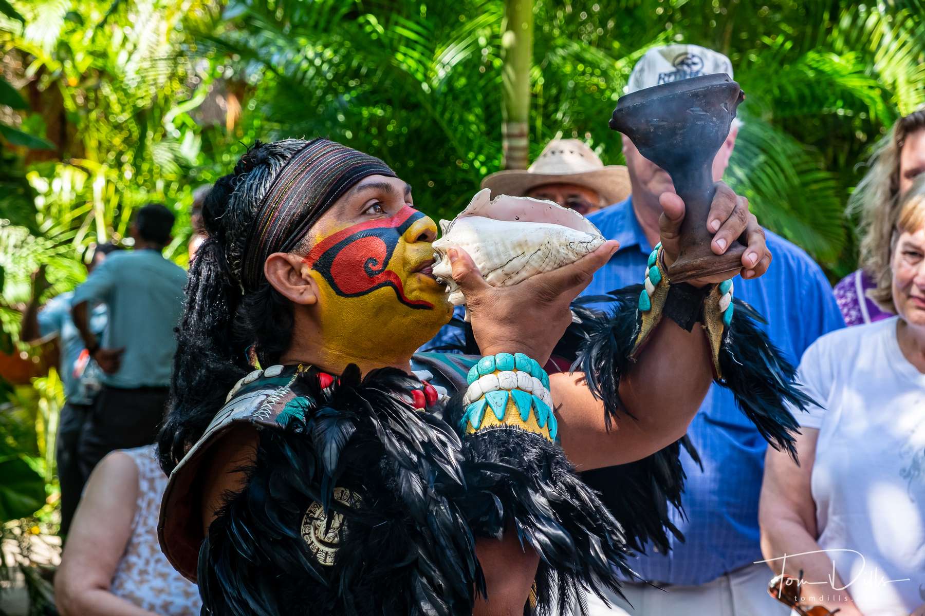 A traditional Mayan ceremony at The Mayan Cacao Company on our Island Discovery & Chocolate Experience tour in Cozumel, Mexico