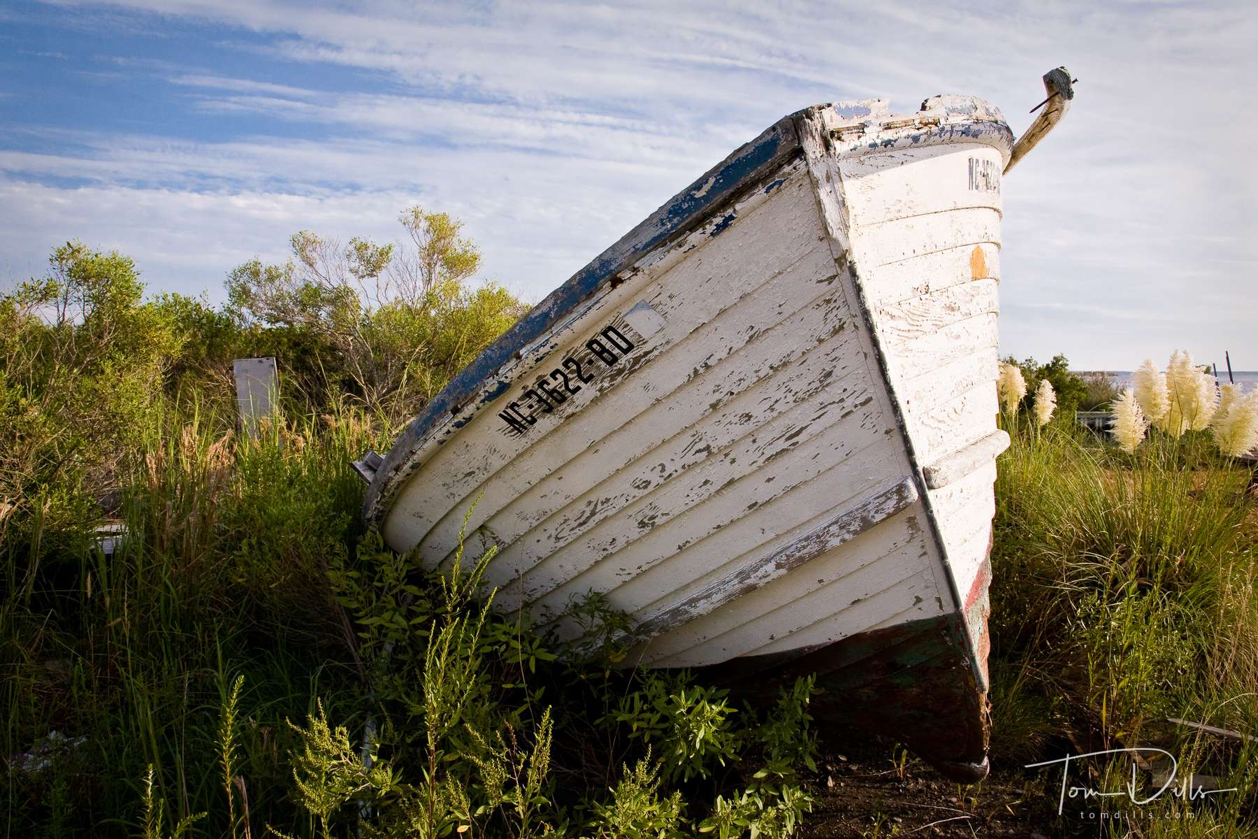 Abandoned boat on Stumpy Point, North Carolina