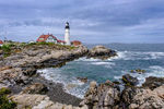 Portland Head Lighthouse on Cape Elizabeth near Portland, Maine