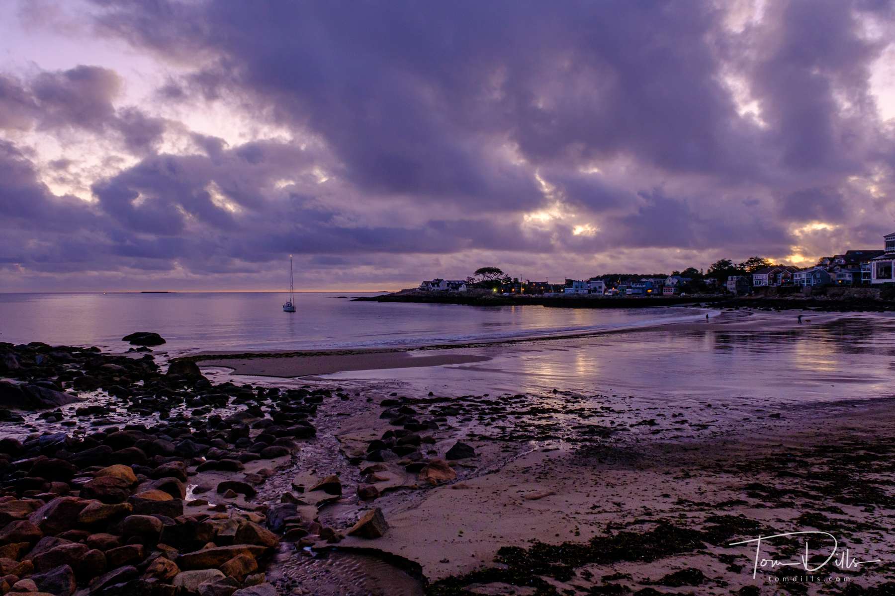 Early morning in Sandy Bay, Rockport, Massachusetts