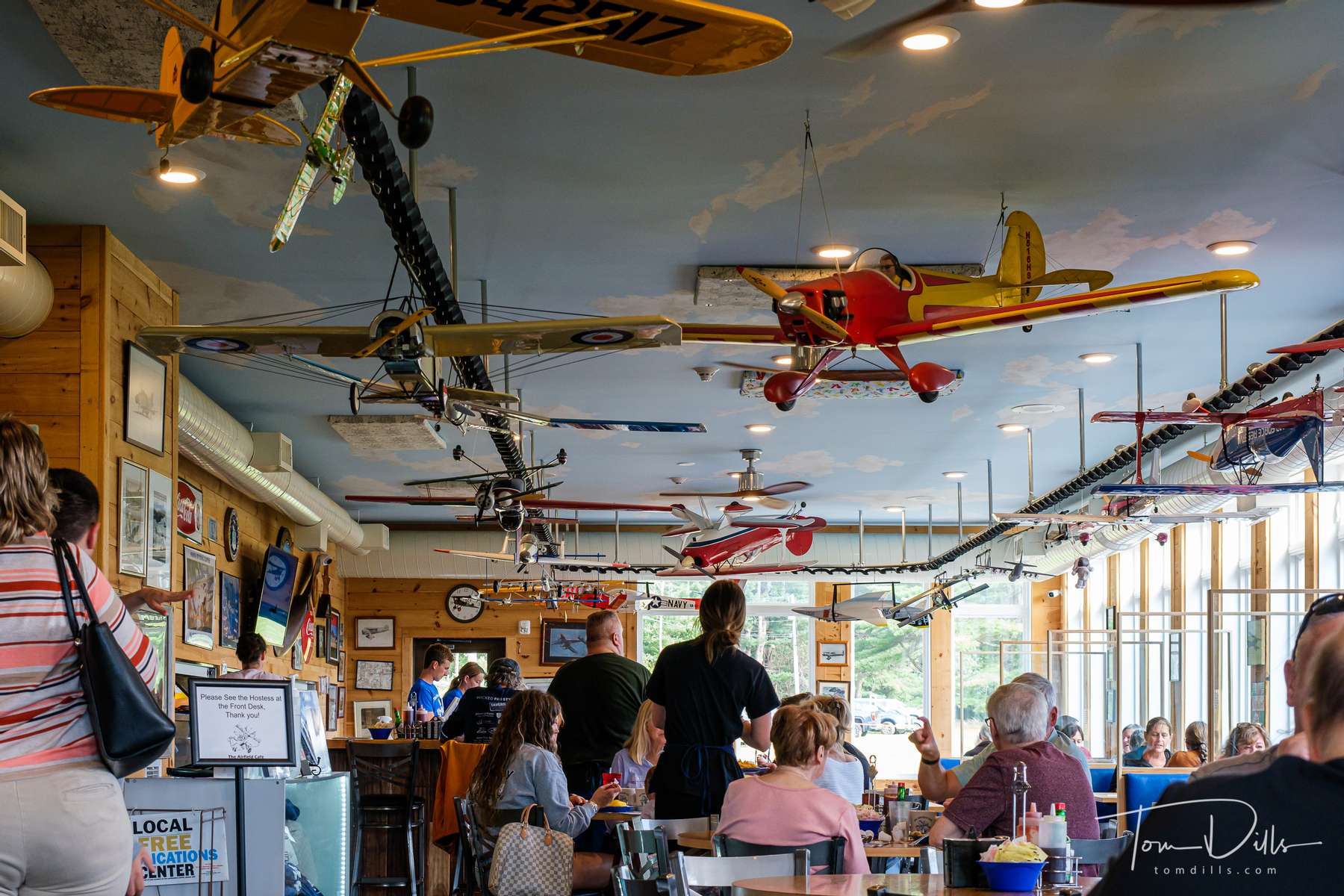 The Airfield Cafe Restaurant in North Hampton, New Hampshire