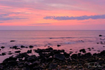 Sunrise and morning light on Narragansett Bay in Narragansett, Rhode Island