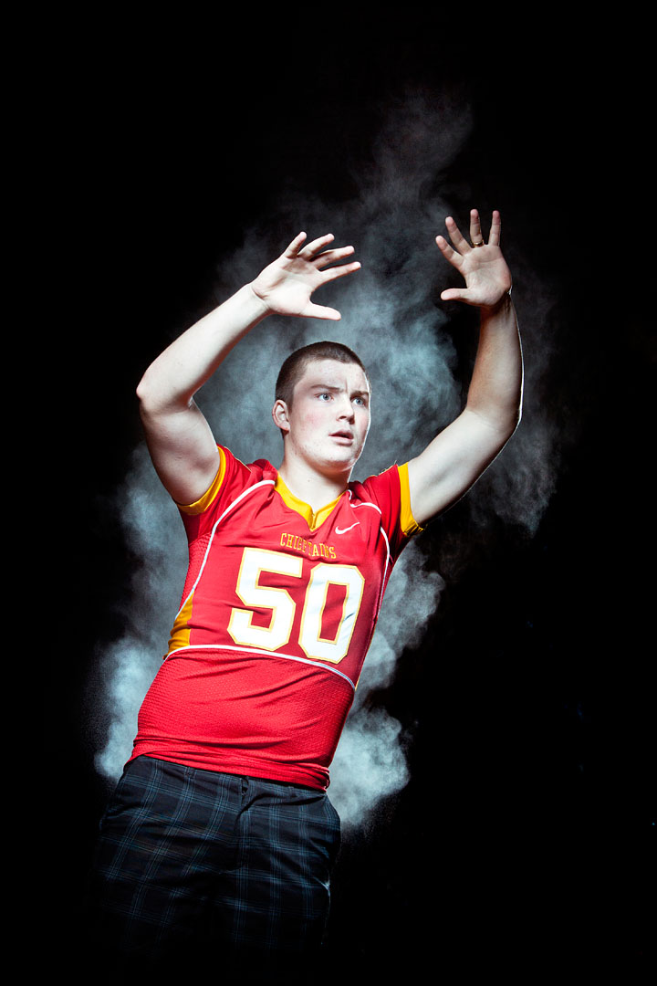 Palma's Jack Powers, 2011 All-County football defensive player of the year.