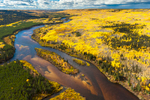 Located just east of Fort McMurray, Alberta, the Clearwater joins the Athabasca River as it winds its way north through the Tar Sands, accumulating toxic waste from the vast, unlined and leaching tailings ponds which border it on either side.
