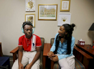 May 9, 2016 - Paige Madison (right) reacts as she learns that Donovan Borum was offered a full-ride scholarship to Wake Forest University. Neither Madison nor Borum are ending up at their first college of choice, Spelman College and Purdue University respectively, after other schools made finical offers they could not refuse. (Mike Brown/The Commercial Appeal)