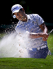 June 7, 2016 - Fabian Gomez hits out of the bunker near the 17th green the during a FedEx St. Jude Classic practice round at TPC Southwind on Tuesday. (Mike Brown/The Commercial Appeal)