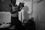 Dionisia Wawira Kitmaka teaches the pre-unit (5-6 year olds) class.
