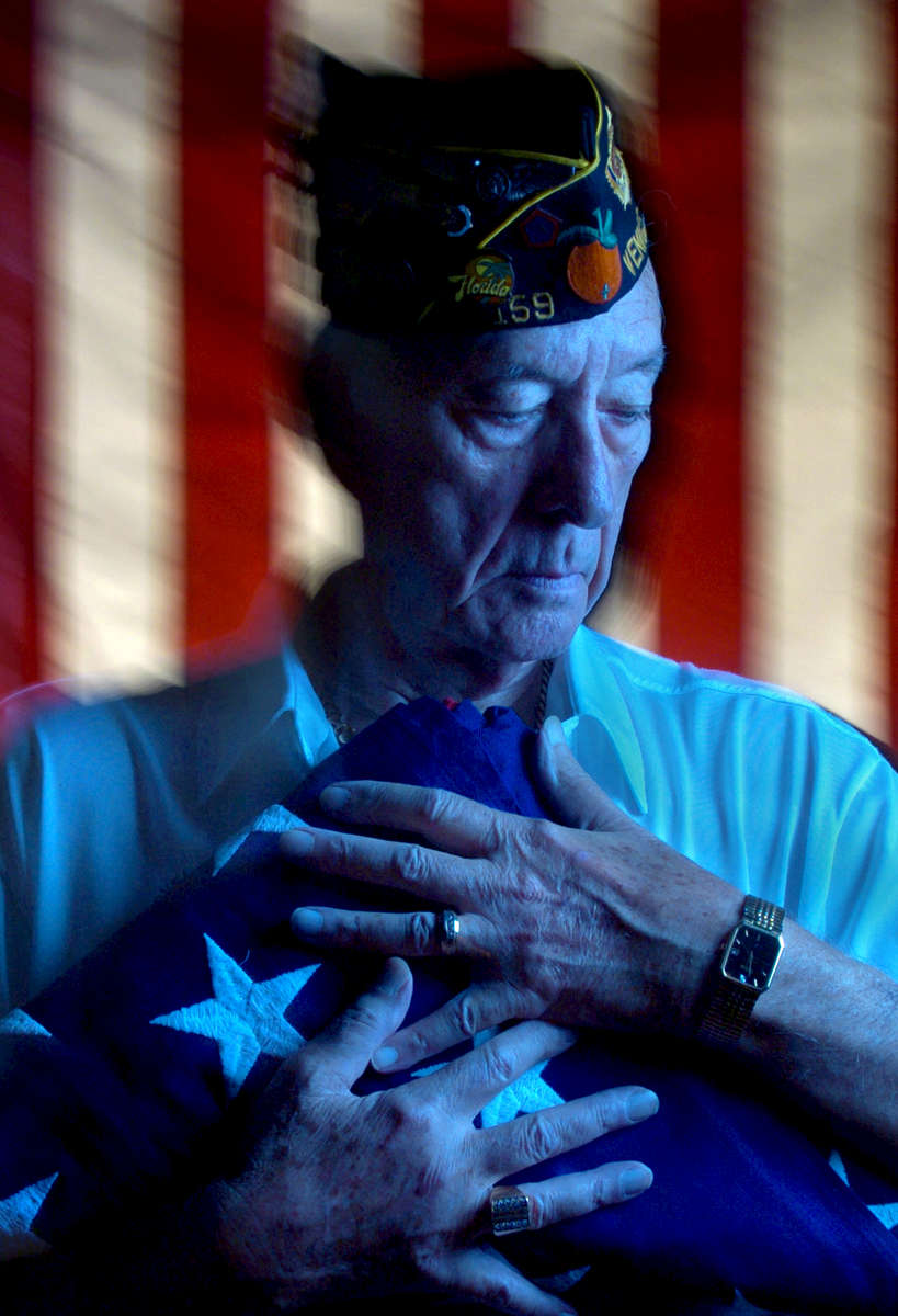 As the chaplain of American Legion Post 159, Loren Pittman, 83, has performed hundreds of eulogies for departed members over the last 20 years. With 2,700 members, Post 159 is one of the largest units in the country. Pittman makes an effort to learn specific details about each person he eulogizes so that the service is more meaningful for loved ones. {quote}I want to look my audience in the eye and say, 'This guy was important.'{quote}