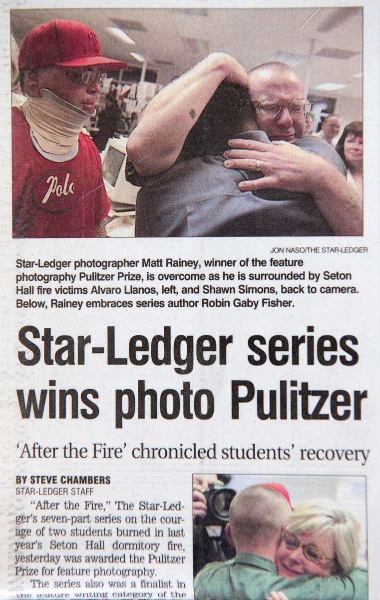 Pulitzer Prize - Front Page of The Star-Ledger