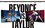 Beyonce vs. Taylor  |  Photo research + edit for Forbes, 2023