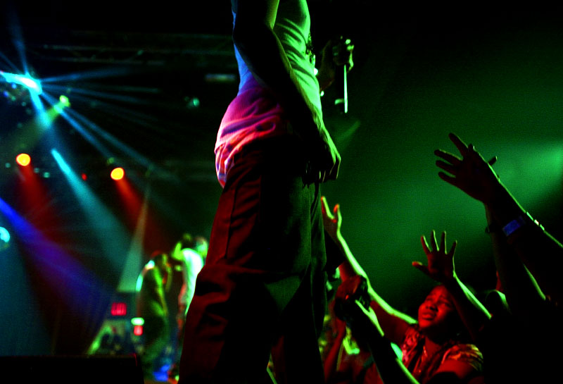 Rapper T.I. performs at the Highline Ballroom in Manhattan, New York on Tuesday, September 30, 2008.(For The New York Times)