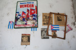 A pro-government poster and a newspaper biography of former Venezuelan President Hugo Chávez, with whom Cuba shares a trade relationship and a distaste for American capitalism the port city of Mariel, Cuba, a town whose tranquil appearance belies its important place in both the history and future of Cuban-American interaction. It is where Russians unloaded nuclear warheads in the 1962 Cuban missile crisis, and the gateway through which 125,000 Miami-bound emigres fled during the Mariel Boatlift of 1980. The town is now the site of construction of a deepwater container port and a free-trade zone, a critical ingredient for which will be the future of the U.S. embargo against Cuba, in place for more than 50 years but now under speculation of being lifted. 
