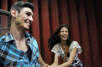 (L-R) Daniel Alemán, 20, a model, and his girlfriend, Kaisa Garcia, 21, a dancer, enjoy each other's company before a Buena Fe concert at Mella theater in Havana, Cuba, on April 16, 2015. Their moments of privacy are rare; like many people their age, they will likely continue to live with their parents for many years before being able to afford living in a place of their own. Garcia wants to remain a dancer but does not think she can, on what she anticipates to be extremely low pay. {quote}If you can forget  about the economy, the safety here is nice,{quote} she says. {quote}I just try to create a bubble in my mind away from anything that doesn't work in the country, and I am happy.{quote}