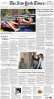 The New York Times front page(top photo above the fold)