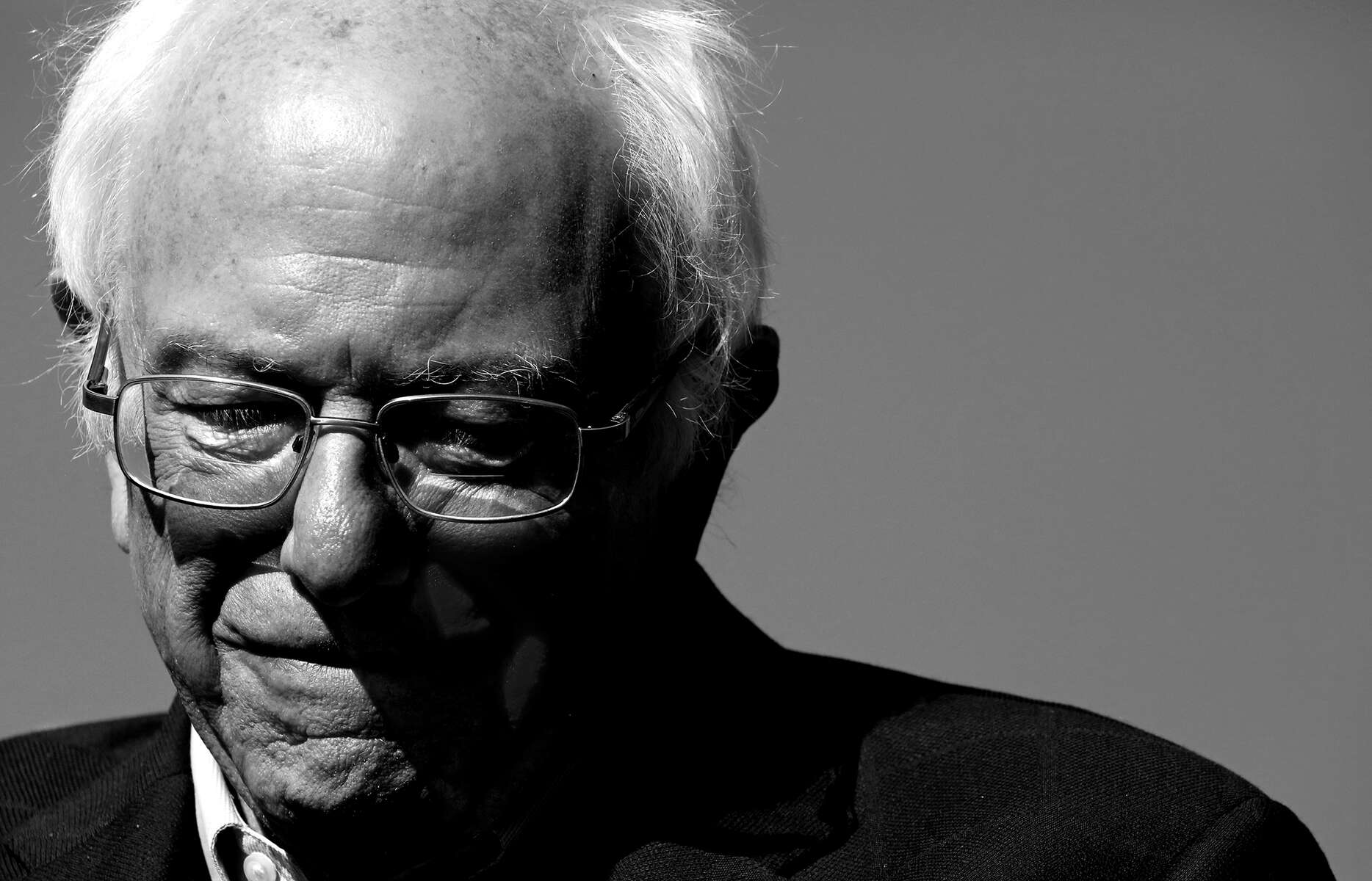 Democratic U.S. presidential candidate and U.S. Senator Bernie Sanders (I-VT) becomes emotional while being greeted by 20,000-person audience upon arriving to a {quote}Bernie's Back{quote} rally at Queensbridge Park in Queens, NY, on October 19, 2019. The rally, at which Representative Alexandria Ocasio-Cortez (D-NY) endorsed Sanders, took place shortly after Sanders was hospitalized for a heart attack at the start of the month. (For Reuters)