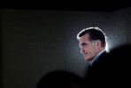 Republican Presidential candidate Mitt Romney (R-MA) speaks at a rally at West Hills Elementary School in Knoxville, Tennessee on Sunday, March 04, 2012. (For The New York Times)
