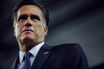 Republican Presidential candidate Mitt Romney (R-MA) pauses while addressing the Detroit Economic Club at Ford Field in Detroit, Michigan on Friday, February 24, 2012. (For The New York Times)