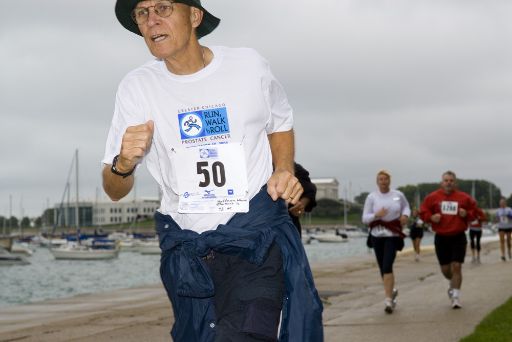 Wayne Hoffman, 73 year old cancer survivor and participant in the {quote}Run, Walk n' Roll Prostate Cancer {quote}event.  