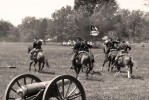 U.S. Infantry charging into battle.