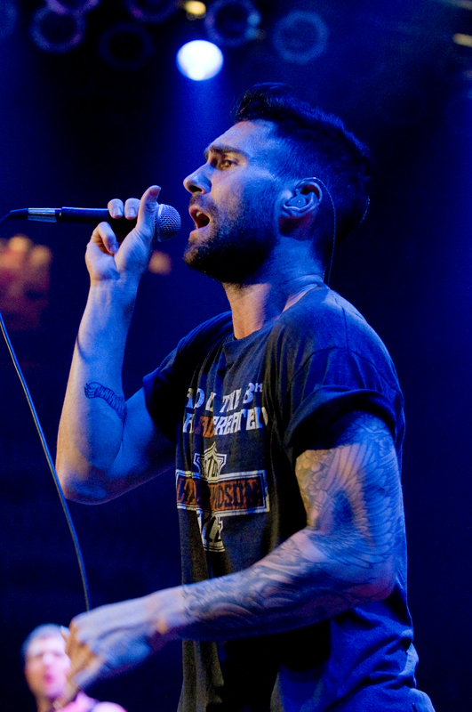 Maroon 5 lead vocalist, Adam Levine.