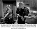 Ashley Johnston and Richard Skinner shoot heroin in the kitchen of Johnston's home in St. Louis on Monday, Feb. 6, 2017. Both have used heroin off and on for years. Johnston, who is six months pregnant with her fourth child, is trying to kick her habit with methadone, but recently missed a few methadone doses because of car problems. Skinner says he uses his stints in jail to get clean. Johnston and Skinner have one child together. Johnston and Skinner's child is cared for by Johnston's mother, who also cares for Johnston's other two children.Photo by David Carson, dcarson@post-dispatch.com
