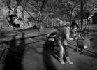 Travis Garner, 3, goes high on the swings as his aunt Josie Martinez prepares to give Travis's sister Amya Garner, 8 months, a push at South St. Louis Square Park in St. Louis on Tuesday, Feb. 7, 2017. Martinez takes the children to the park often but makes Travis wait on a bench until she makes sure the playground is free of dirty syringes. 
