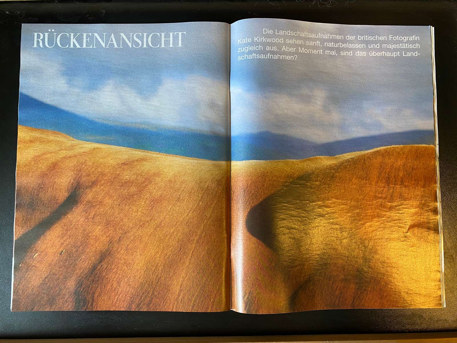 Eight page spread in Zeit Magazine, Autumn 2022.