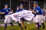 Braintree American Little Leaguers celebrate their district championship.