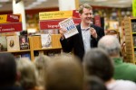 74-time Jeopardy champion Ken Jennings promotes his book at Borders. 