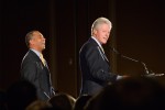 Former President Bill Clinton and Governor Deval Patrick.
