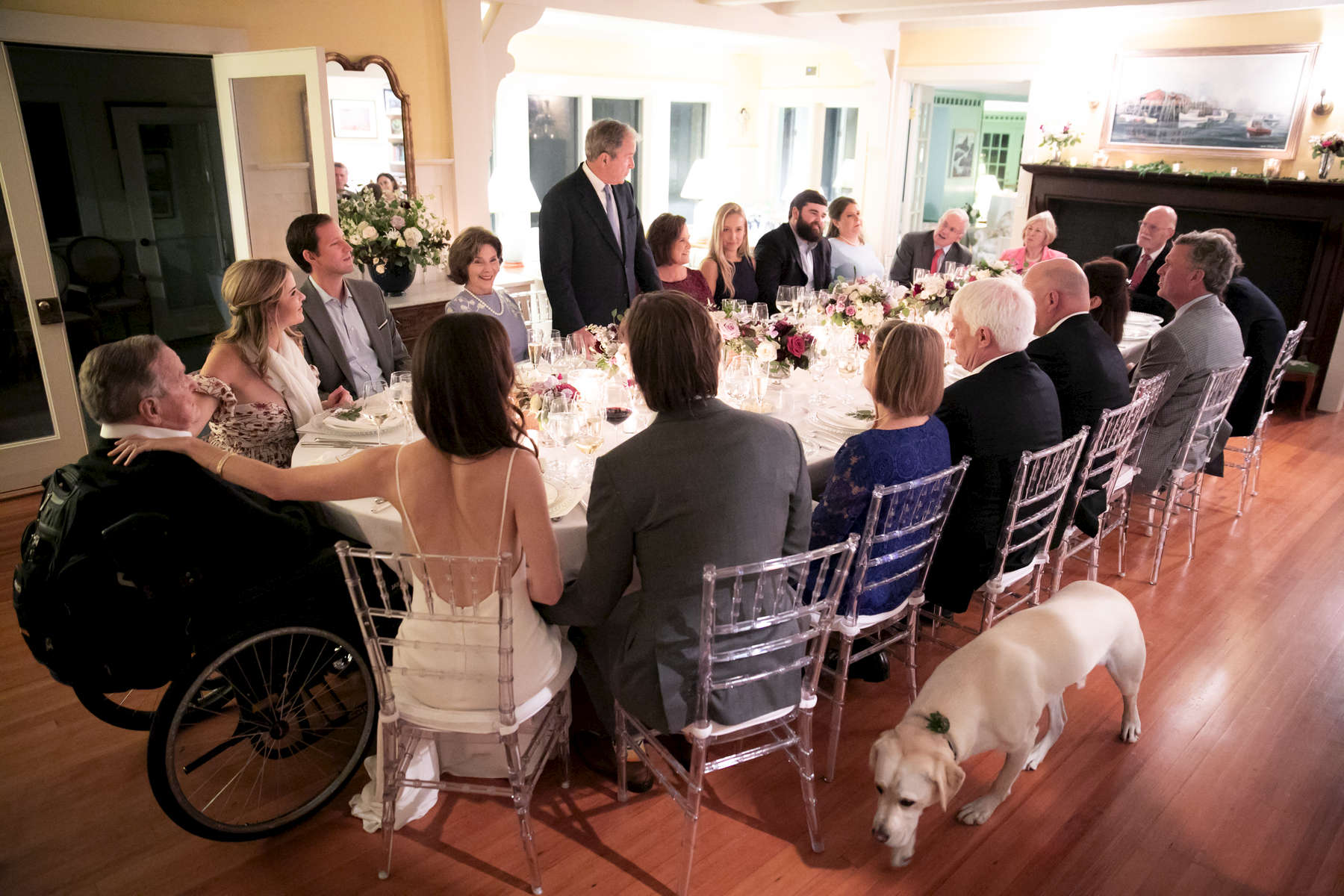Barbara Bush and Craig Coyne wedding on October 7, 2018. Photo by Paul Morse