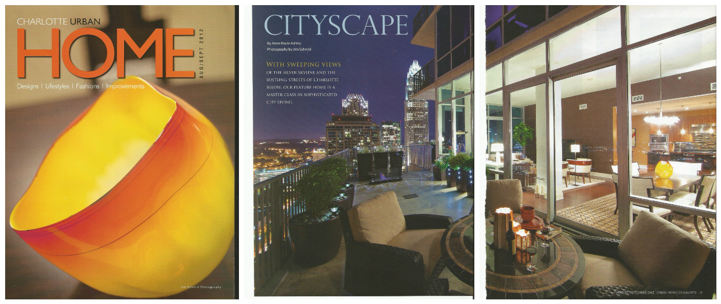 Our Metropolitan rooftop garden is a key element in this feature article published by Urban Home Charlotte magazine for their Aug/Sept 2012 issue.